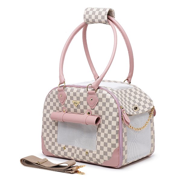 Kit Chachá Marfim com Rosa Exclusivo para Seu Pet Tamanho G