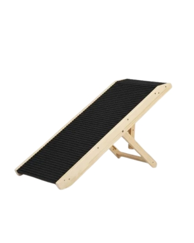 Rampa Para Cachorro Dobrável de Madeira com 4 Alturas Ajustáveis e Antiderrapante | VICA DECOR