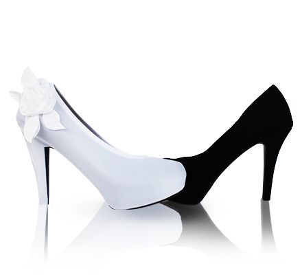 sapato branco para noiva