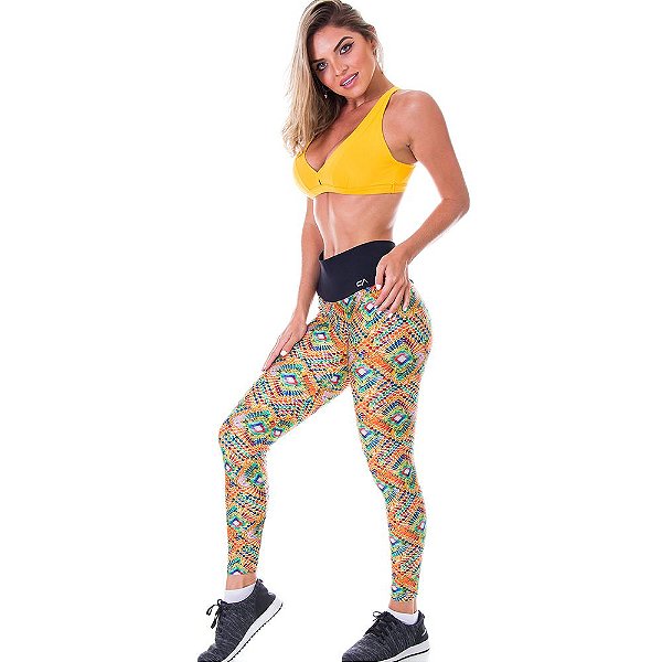 Calça Legging Neon Vitral Est