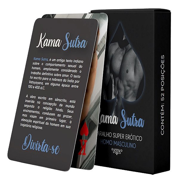 BARALHO KAMA SUTRA ERÓTICO GAY COPAG