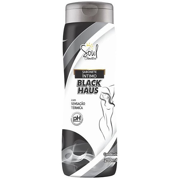 SABONETE ÍNTIMO FEMININO BLACK HAUS 210ML SOUL COSMETICOS