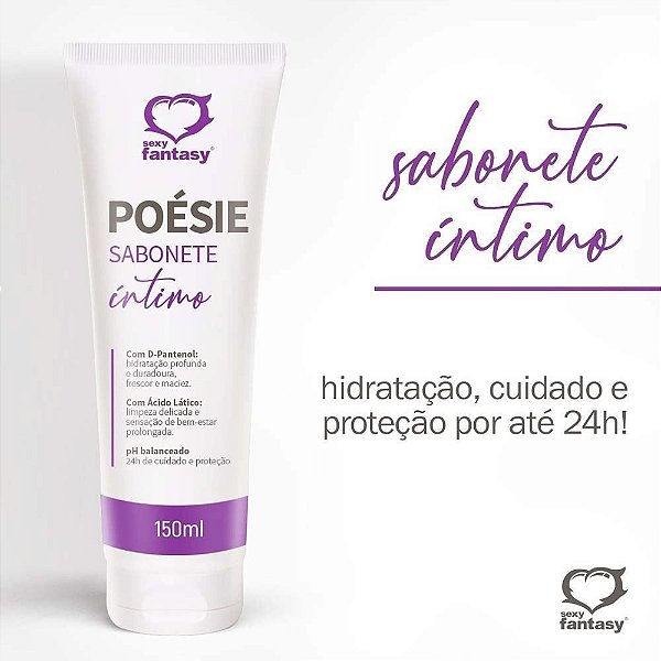 SABONETE ÍNTIMO POÉSIE 150ML SEXY FANTASY