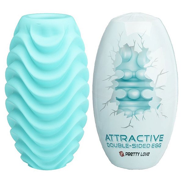 MASTURBADOR EGG DUPLA FACE ATTRACTIVE PRETTY LOVE