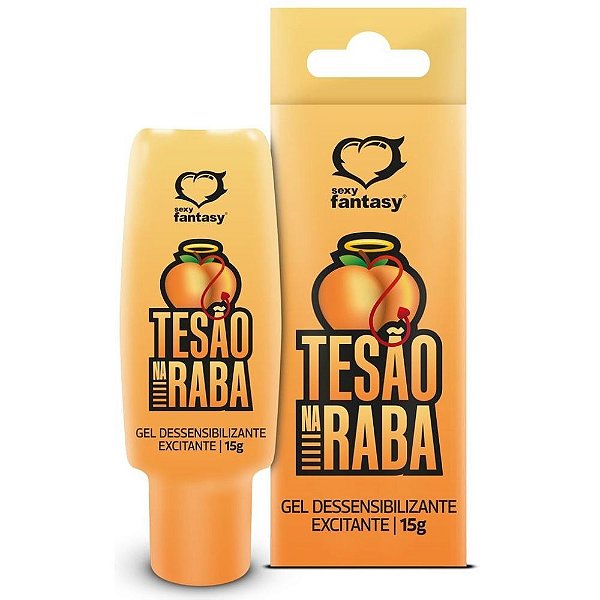 GEL DESSENSIBILIZANTE TESÃO NA RABA EXCITANTE ANAL 15G SEXY FANTASY