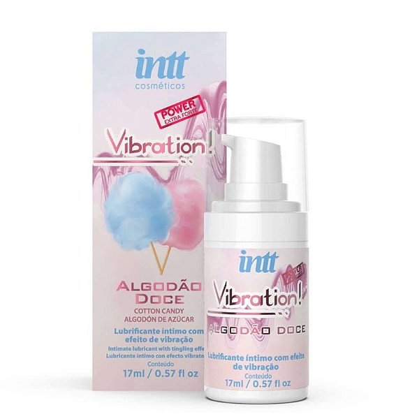 VIBRATION ALGODÃO DOCE EXTRA FORTE 17ML INTT