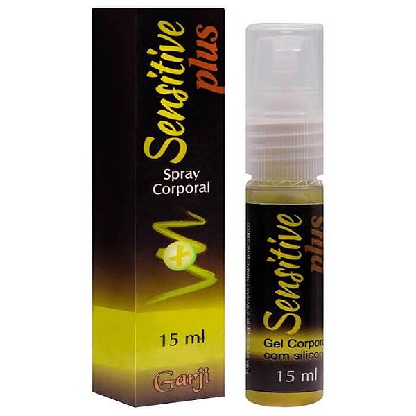 ANESTÉSICO SENSITIVE PLUS COM SILICONE SPRAY FUNCIONAL 15ML GARJI