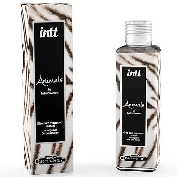 ANIMALS ÓLEO PARA MASSAGEM CORPORAL 130ML INTT
