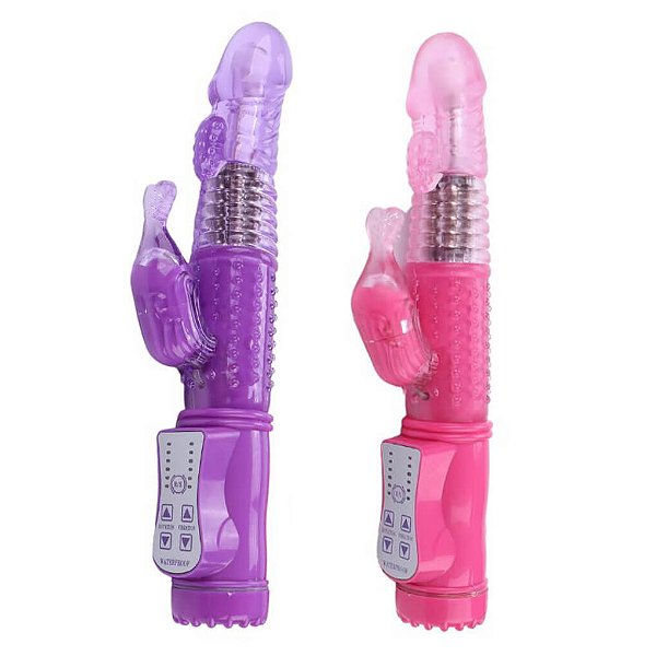 VIBRADOR ROTATIVO 36 VIBRAÇÕES RECARREGÁVEL - URSULA