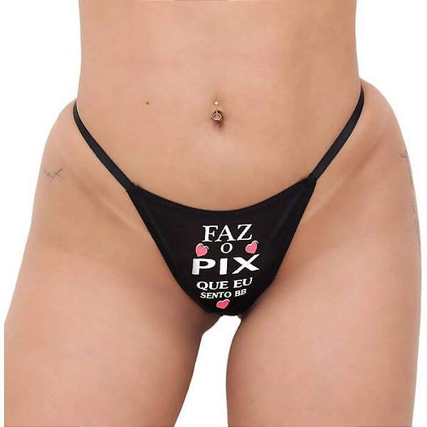 FIO DENTAL FETICHE PRETA FAZ O PIX BB TALLYTA
