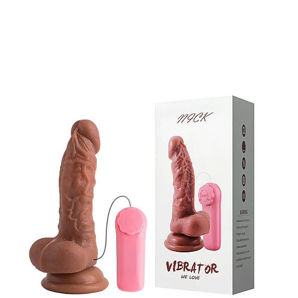 PRÓTESE COM VENTOSA E VIBRAÇÃO 13,4 CM  – NICK - DI-135
