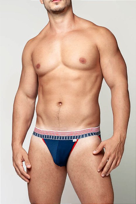 JOCK OPEN BACK SUPLEX AZUL ELASTICO AMERICA SD129