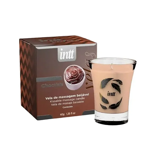 VELA BEIJÁVEL AROMATIZADA CHOCOLATE 40G INTT