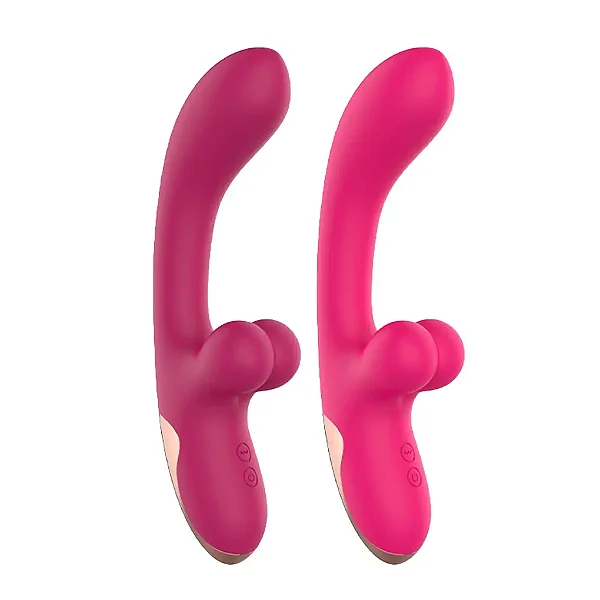 VIBRADOR COM ESTIMULADOR DE CLITÓRIS - MY-235