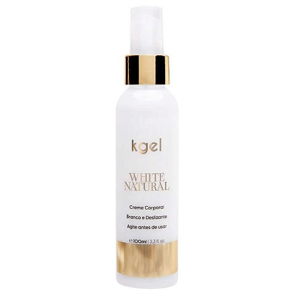 LUBRIFICANTE WHITE NATURAL DESLIZANTE 100ML DA KGEL