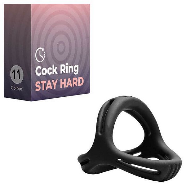ANEL PENIANO PRETO - COCK RING STAY HARD