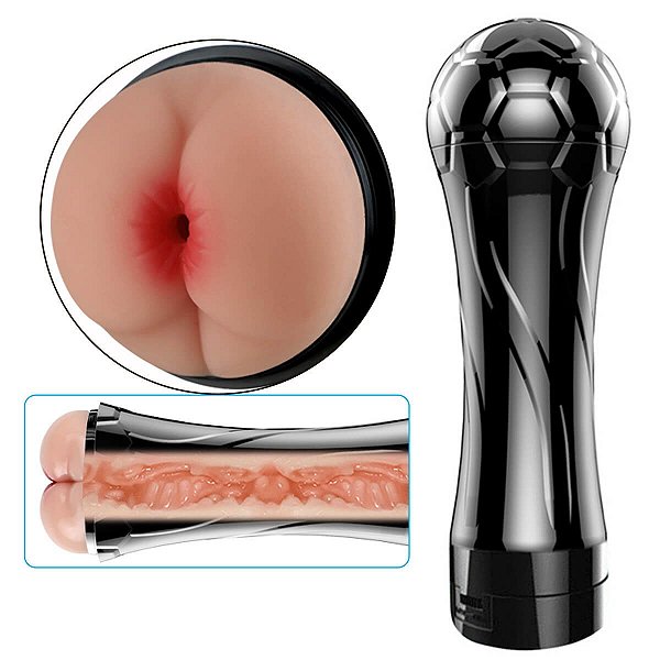 MASTURBADOR TAÇA ÂNUS COM VIBRAÇÃO - LB2012