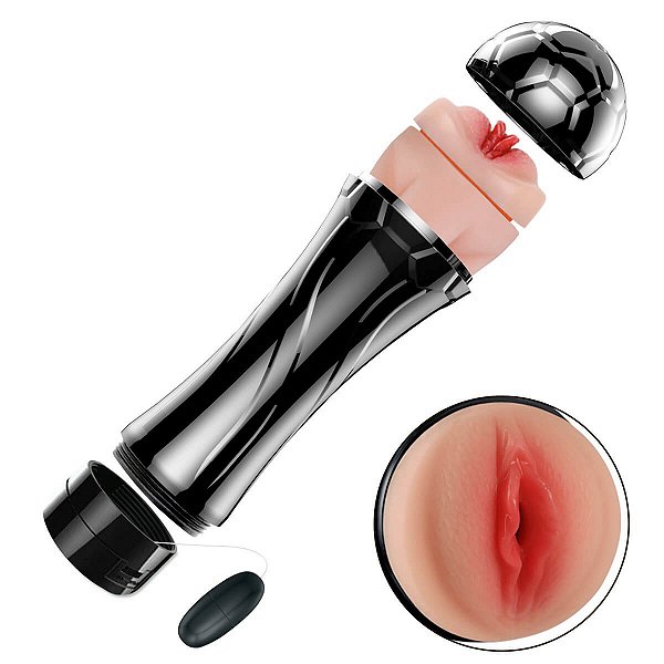 MASTURBADOR TAÇA VAGINA COM VIBRAÇÃO - LB2011