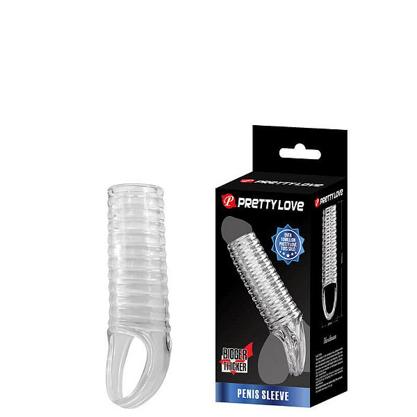 MEIA CAPA PENIANA COM ALÇA PARA O ESCROTO PENIS SLEEVE