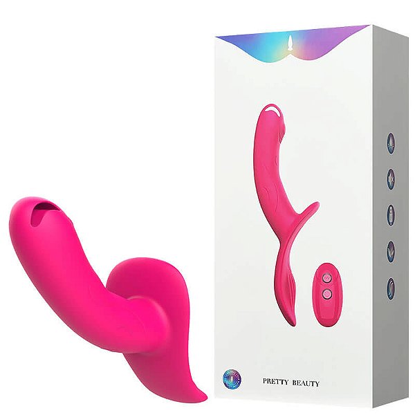 PENETRADOR STRAPLESS RECARREGÁVEL COM CONTROLE – PRETTY BEAUTY