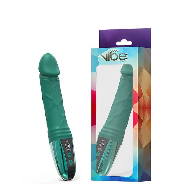 VIBRADOR RECARREGÁVEL VERDE - GOOD VIBE TOYS – VR-071