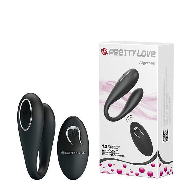 VIBRADOR CASAL RECARREGÁVEL WIRELLES ALGERNON - PRETTY LOVE