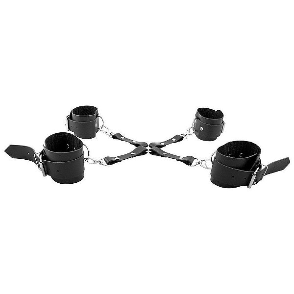KIT BRACELETE E TORNOZELEIRA DOMINATRIXXX