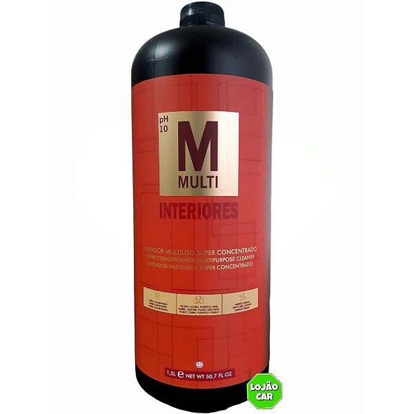 Multi Interiores 1,5L - Limpador Super Concentrado Easytech