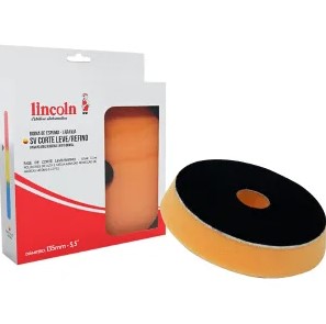 Boina 5,5 Espuma Laranja Corte Leve e Refino Lincoln
