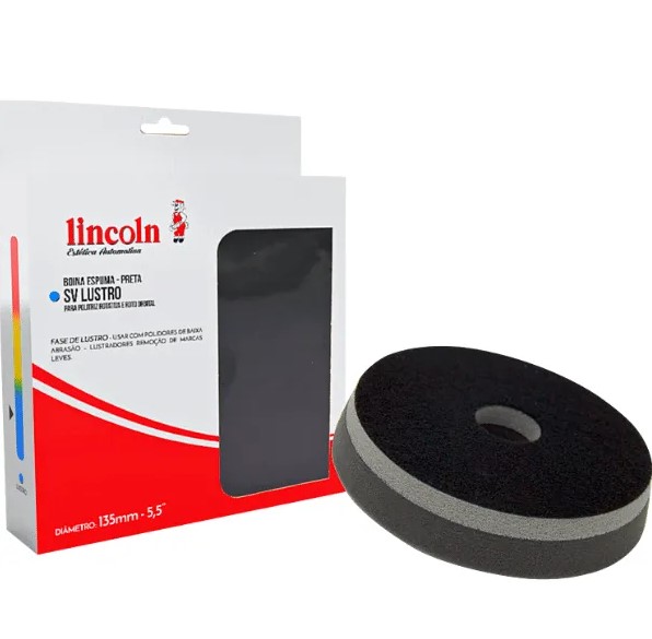 Boina 5,5 Espuma Preta Lustro Lincoln