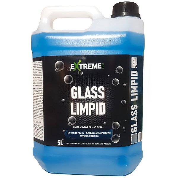 Limpa Vidros Automotivo Fácil Sem Rastros Glass Limpid 5L
