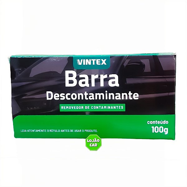 CLAY BAR BARRA DESCONTAMINATE 100G  VINTEX - VONIXX
