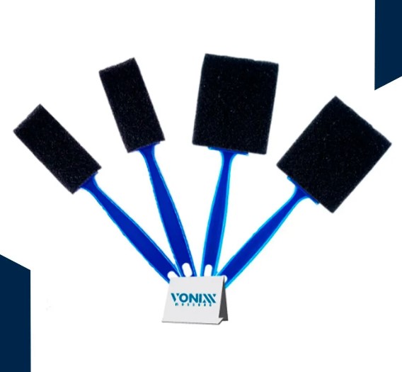 Kit 4 Pinceis De Espuma Detalhamento Vonixx