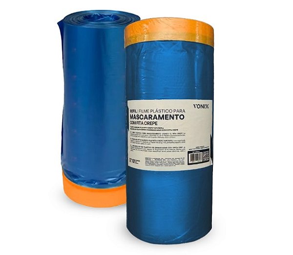 Refil Plastico Mascaramento Fita Crepe Vonixx