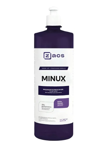 Minux 1 Litro Pneu Pretinho Brilhoso - Zacs
