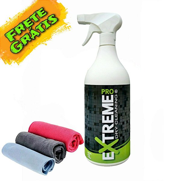 Extreme Pro Lavagem a Seco Cristaliza + 03 Pano Frete Gratis