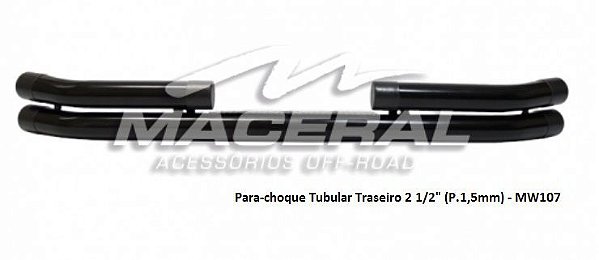 Para-choque Tubular Traseiro 2 1/2"