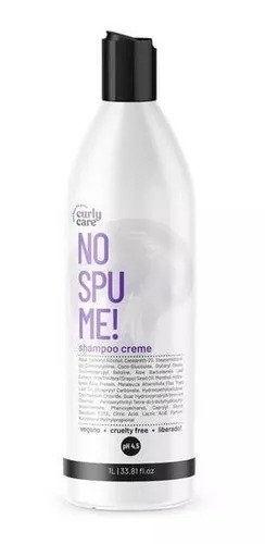 No Spume Shampoo Creme 1L - Curly Care