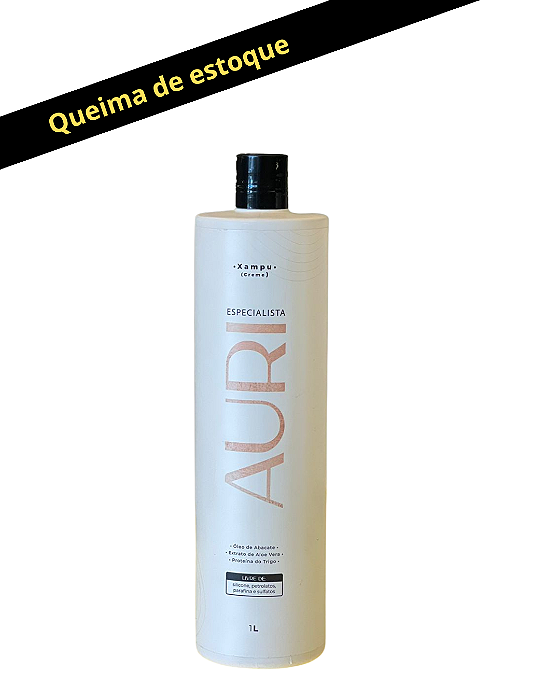 Xampu Creme No Poo 1L - Auri Cosméticos