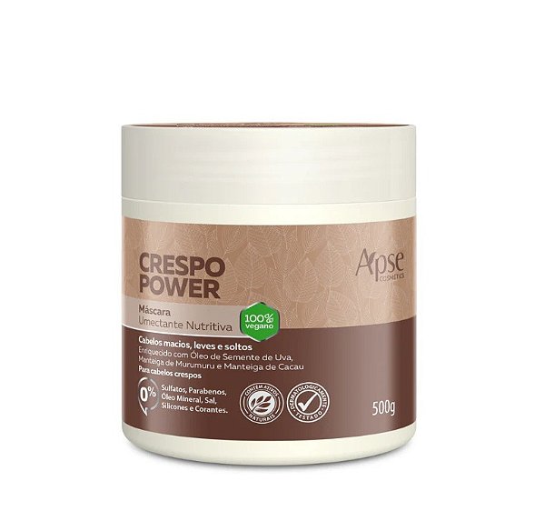 Máscara Crespo Power Umectante Nutritiva 500g - Ápice