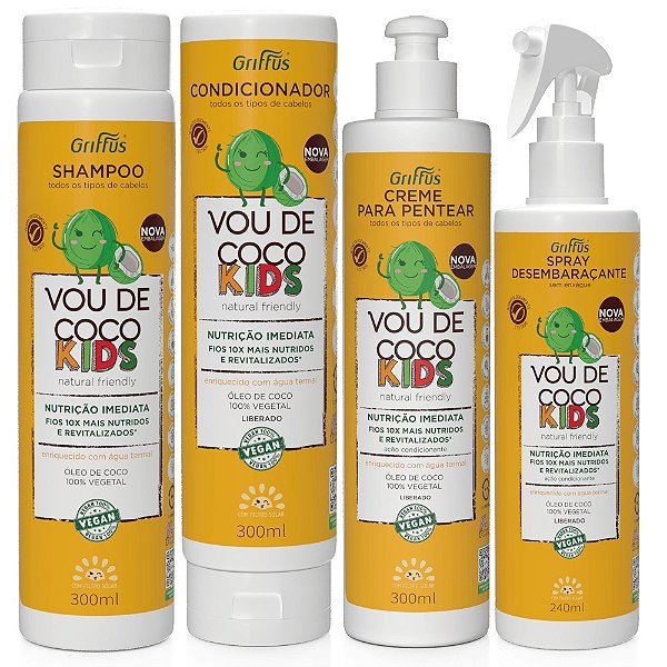 Kit Completo Vou De coco Kids - Griffus