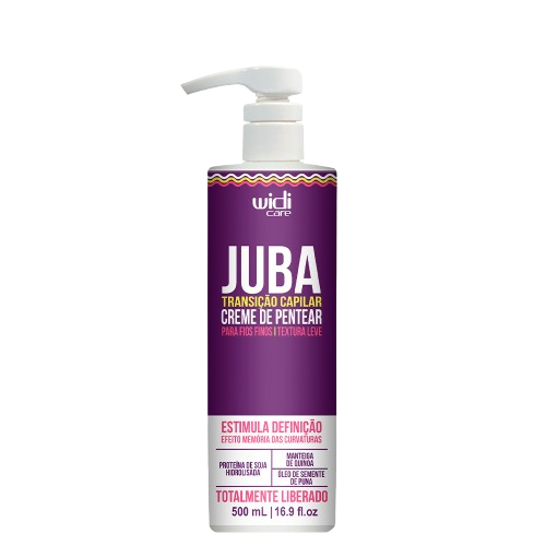 Creme de Pentear Textura Leve Juba Transição Capilar 500ml - Widi Care