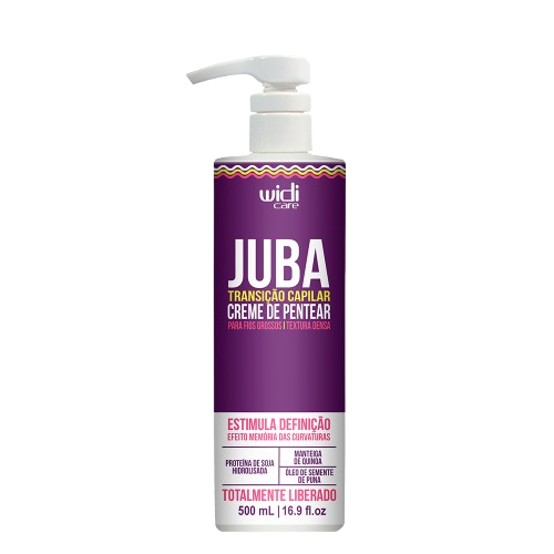 Creme de Pentear Textura Densa  Juba Transição Capilar 500ml - Widi Care