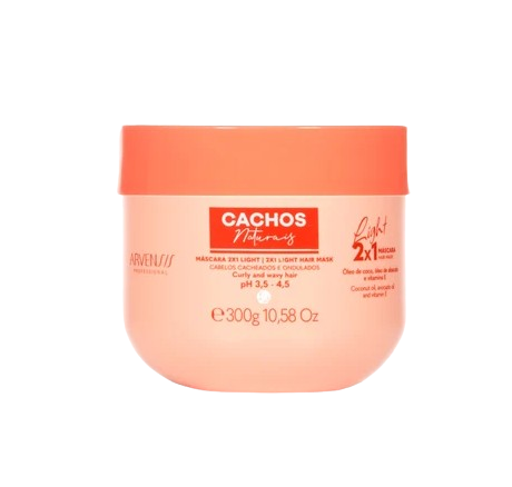 Máscara Cachos 2x1 Light 300ml - Arvensis