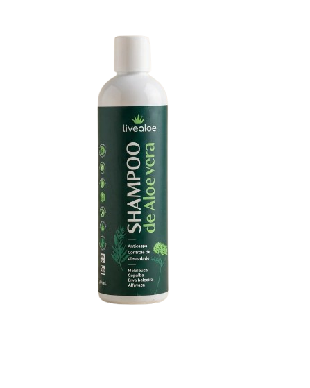 Shampoo De Aloe Vera 300ml - Livealoe