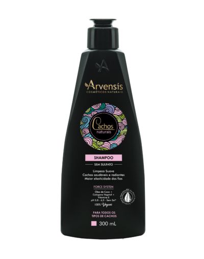 Shampoo Cachos Naturais Arvensis - 300ml