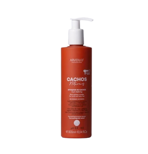 Ativador de Cachos Naturais Cacheados e Ondulados 300ml - Arvensis