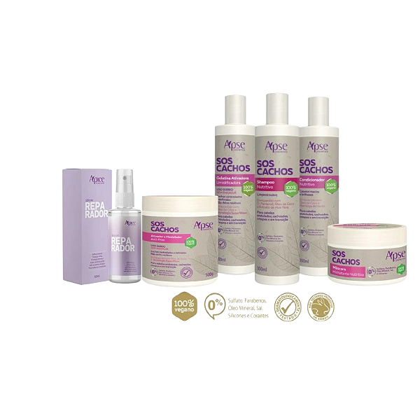 Kit Completo SOS Cachos - Ápice