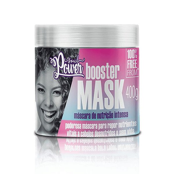 Máscara Booster Mask 400g Soul Power Clube Raiz Cosméticos Naturais