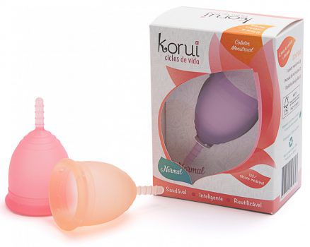 Coletor Menstrual Korui, Leve, Intenso e Normal - Clube Raiz